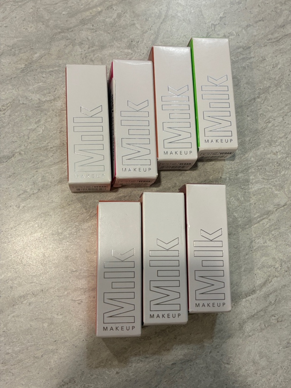 Milk Makeup Lip Oil Set in Various Shades - Pink & Green Accents